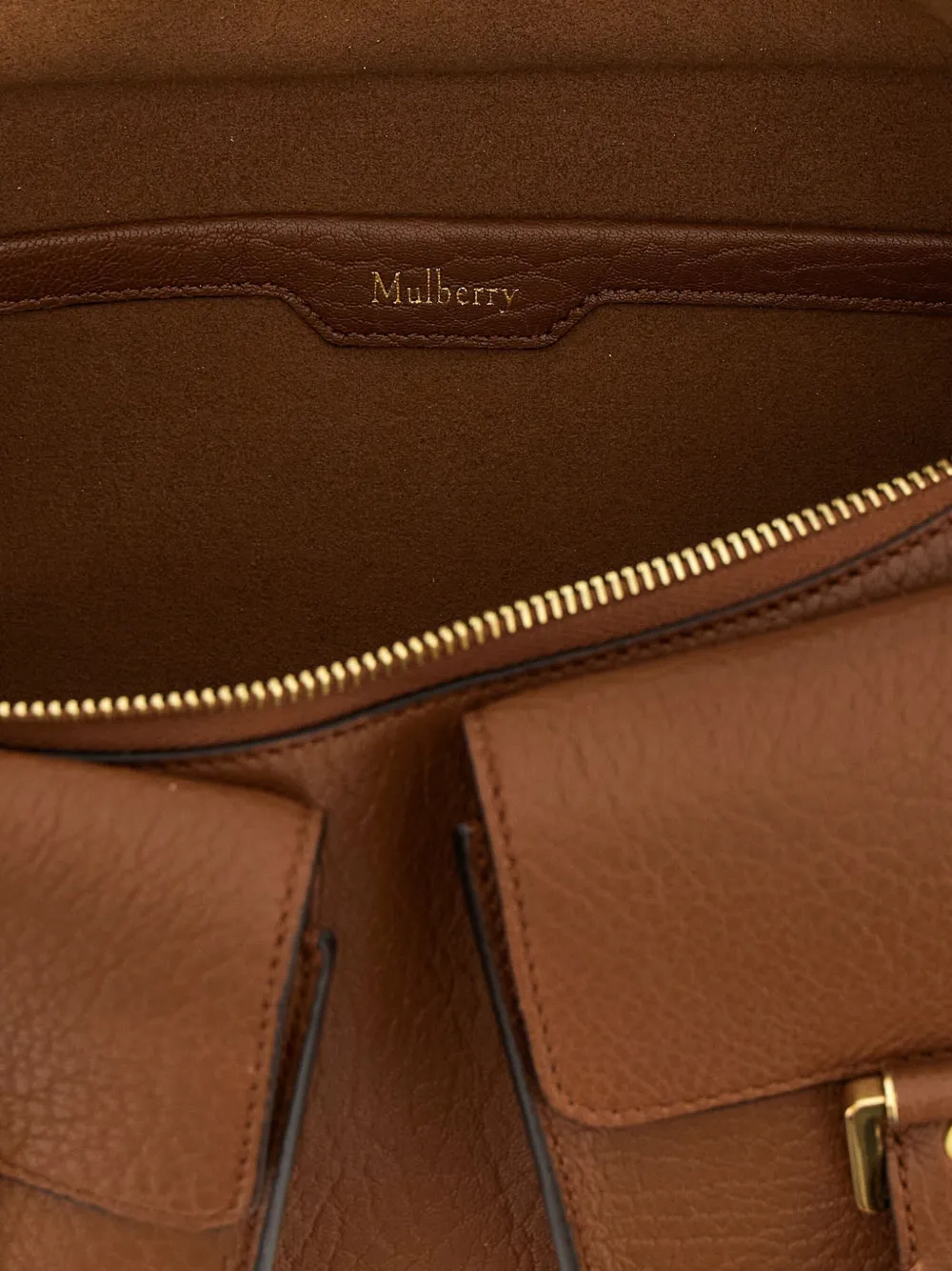 Mulberry Maggie leather shoulder bag Bruin