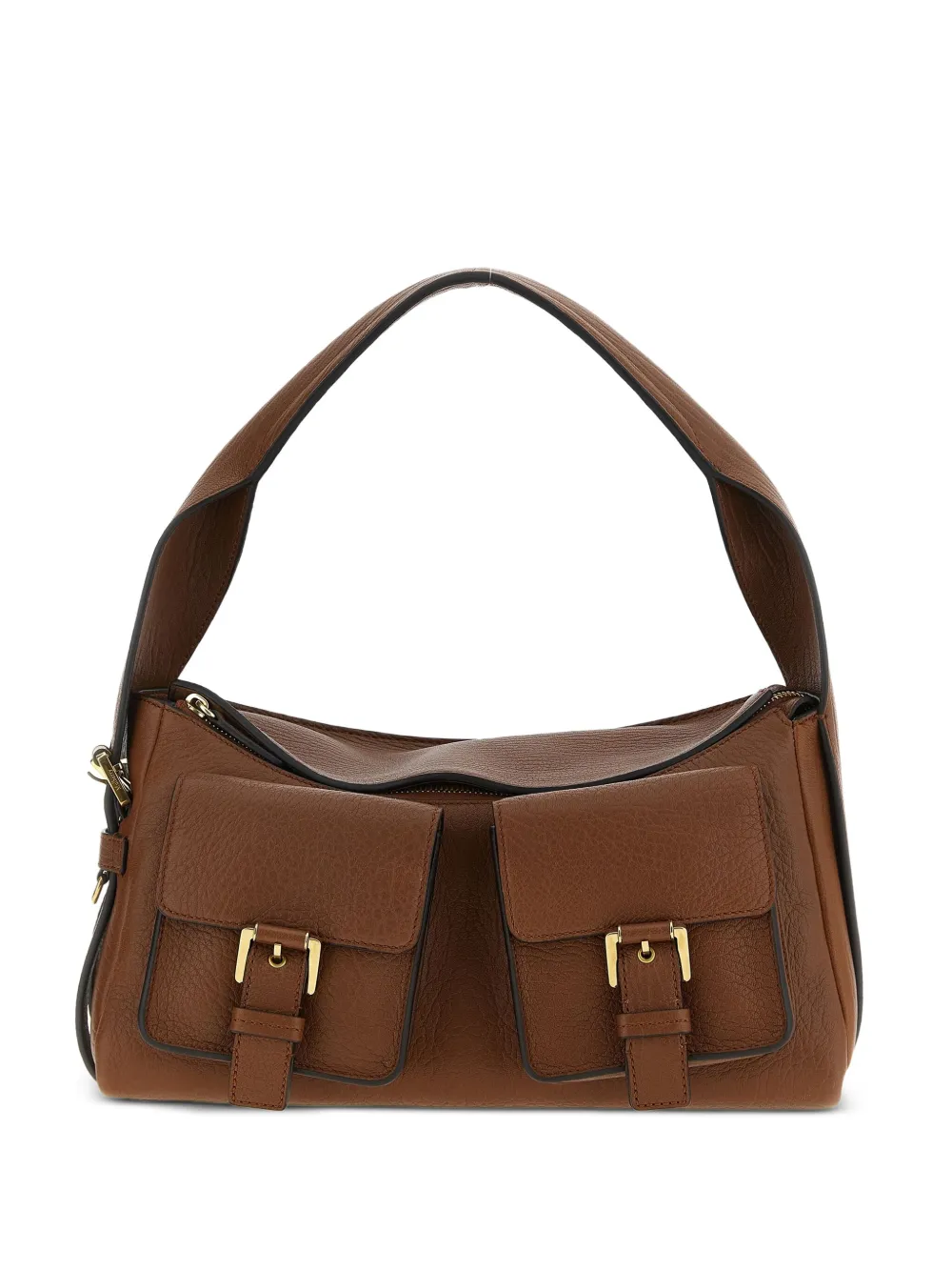 Mulberry Maggie leather shoulder bag Bruin
