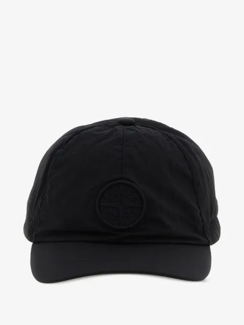 Stone Island Junior gorra de béisbol con parche del logo