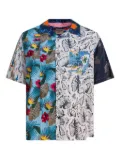 GALLERY DEPT. patchwork panelled shirt - White