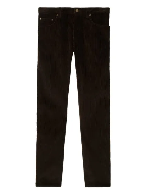 Burberry corduroy straight-leg trousers