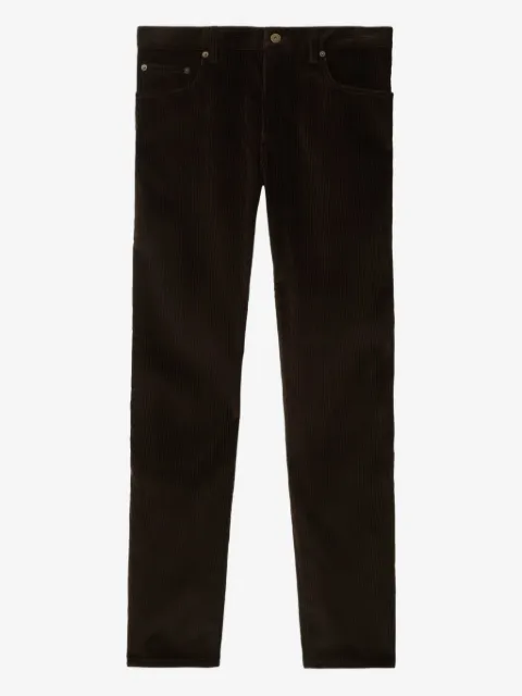 Burberry corduroy straight-leg trousers