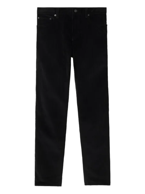 Burberry equestrian-knight corduroy trousers