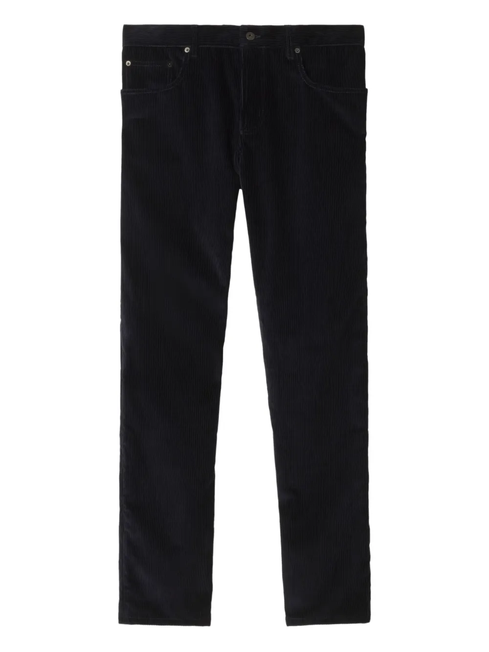 Burberry equestrian-knight corduroy trousers | Blue | Image 1
