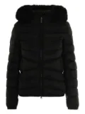 Colmar quilted fur-trimmed down jacket - Black