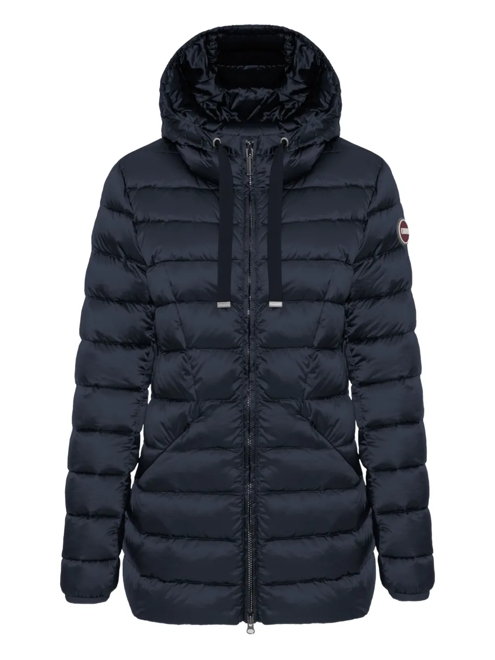 hooded quilted jacket