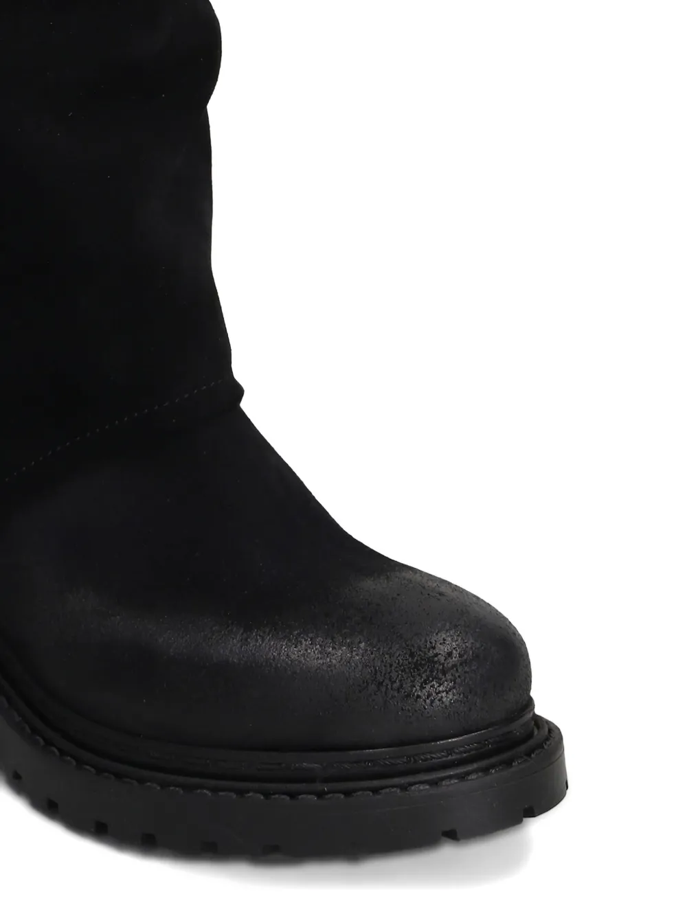 Metisse Button-details Knee-high Boots In Black