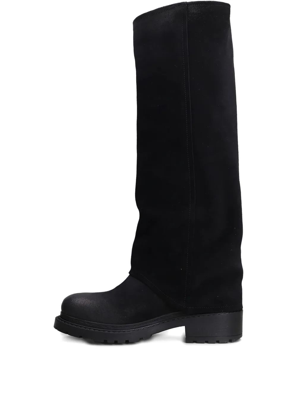 Metisse button-details knee-high boots | Black | Image 1