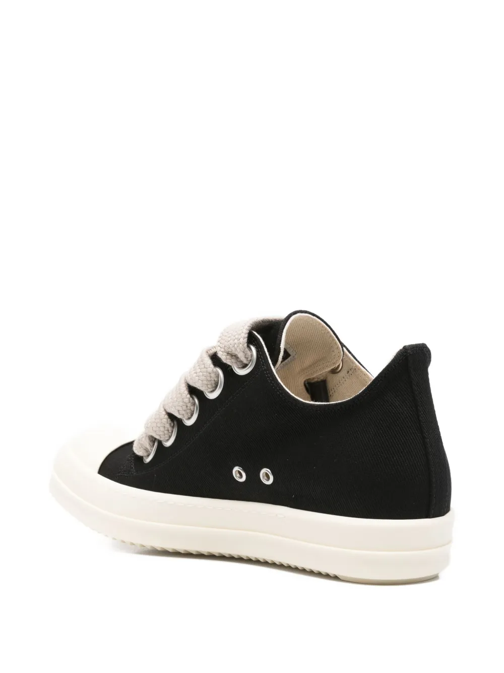 Rick Owens DRKSHDW lace-up canvas sneakers Black