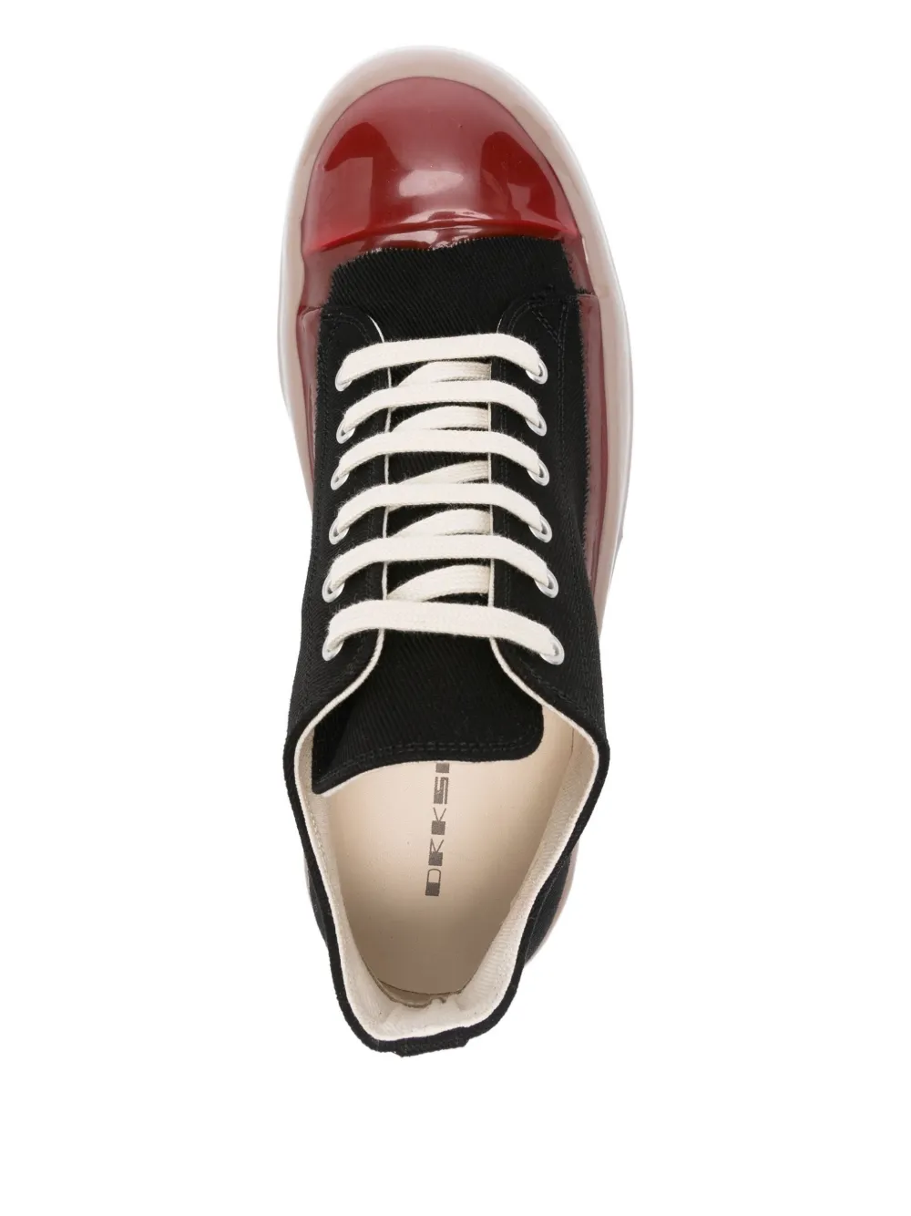 Rick Owens DRKSHDW panelled toe-cap sneakers Black