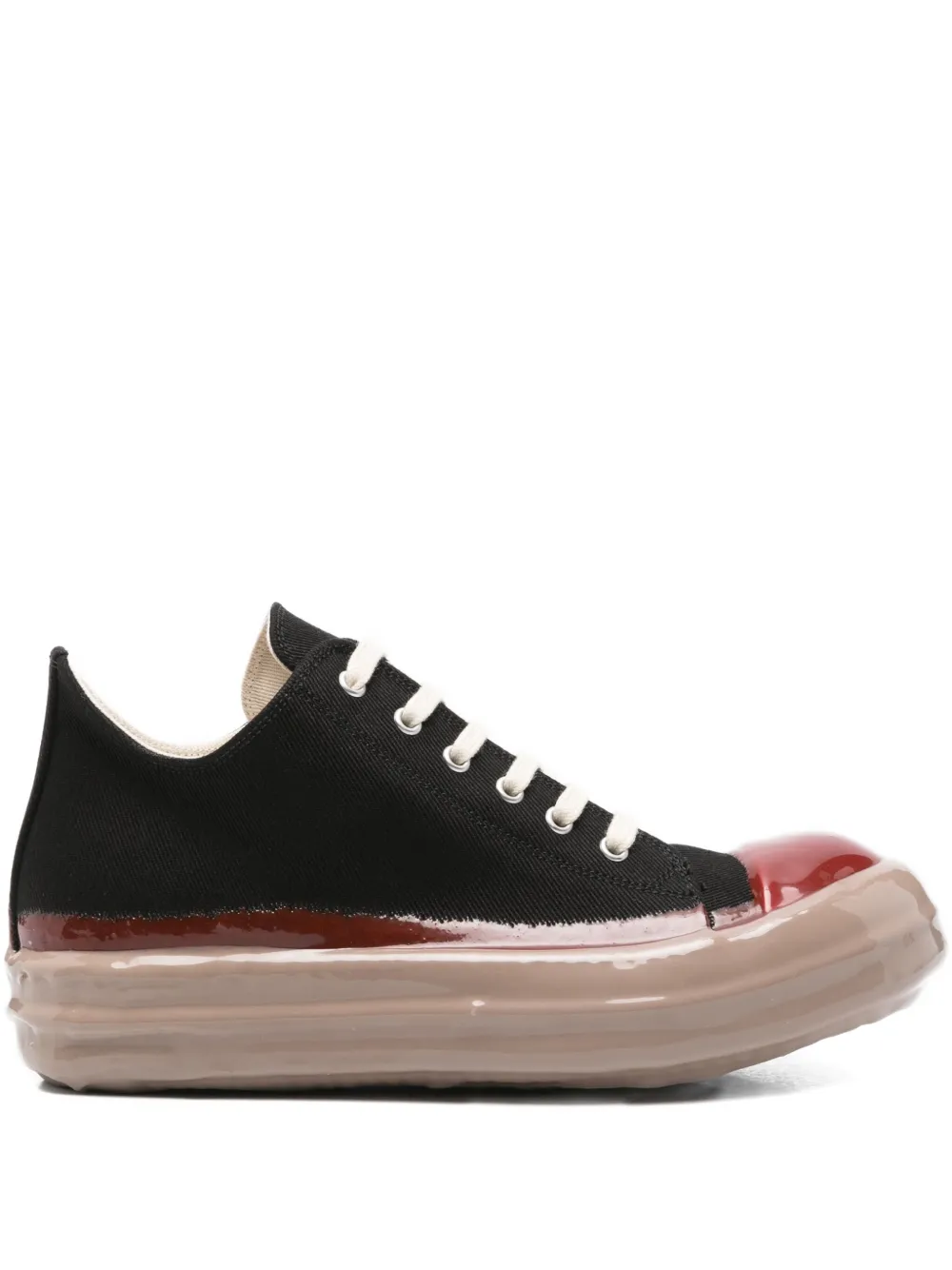 Rick Owens DRKSHDW panelled toe-cap sneakers Black