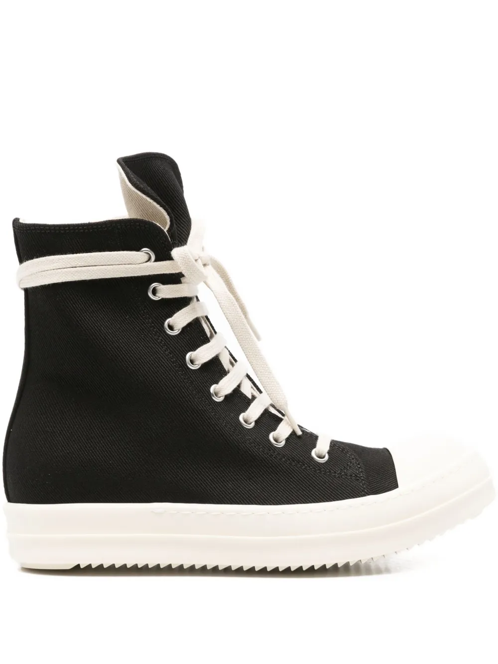 Rick Owens DRKSHDW lace-up high-top sneakers Black