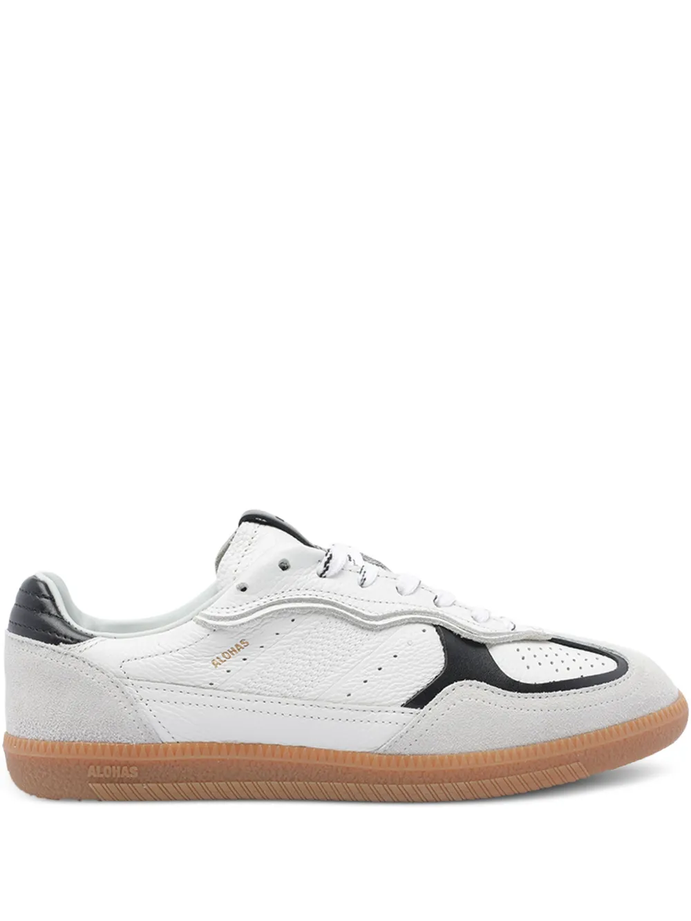 ALOHAS leather lace-up sneakers White