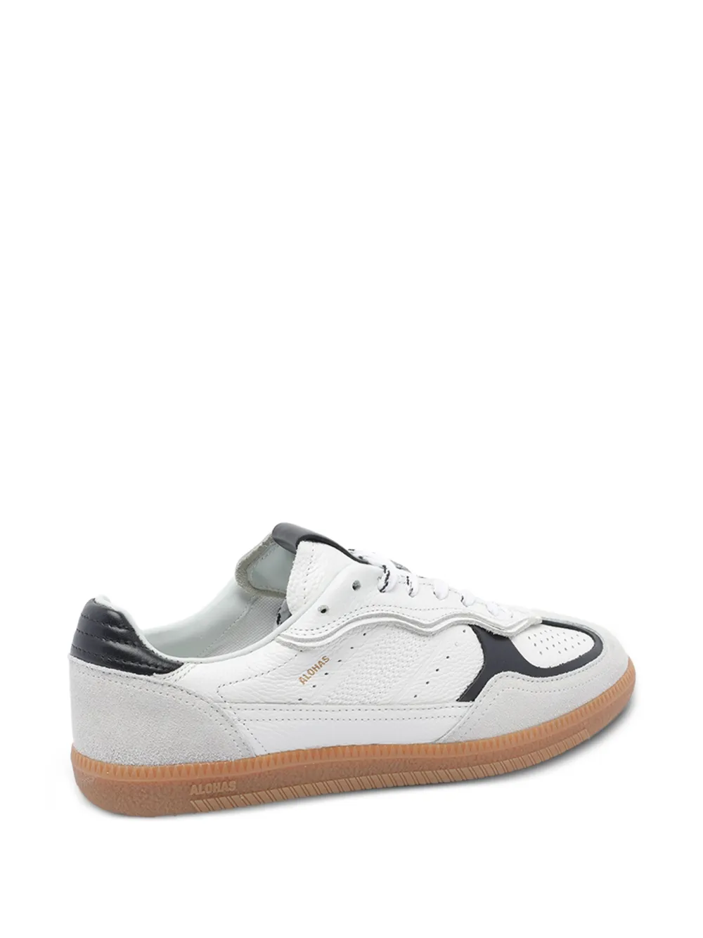 ALOHAS leather lace-up sneakers White