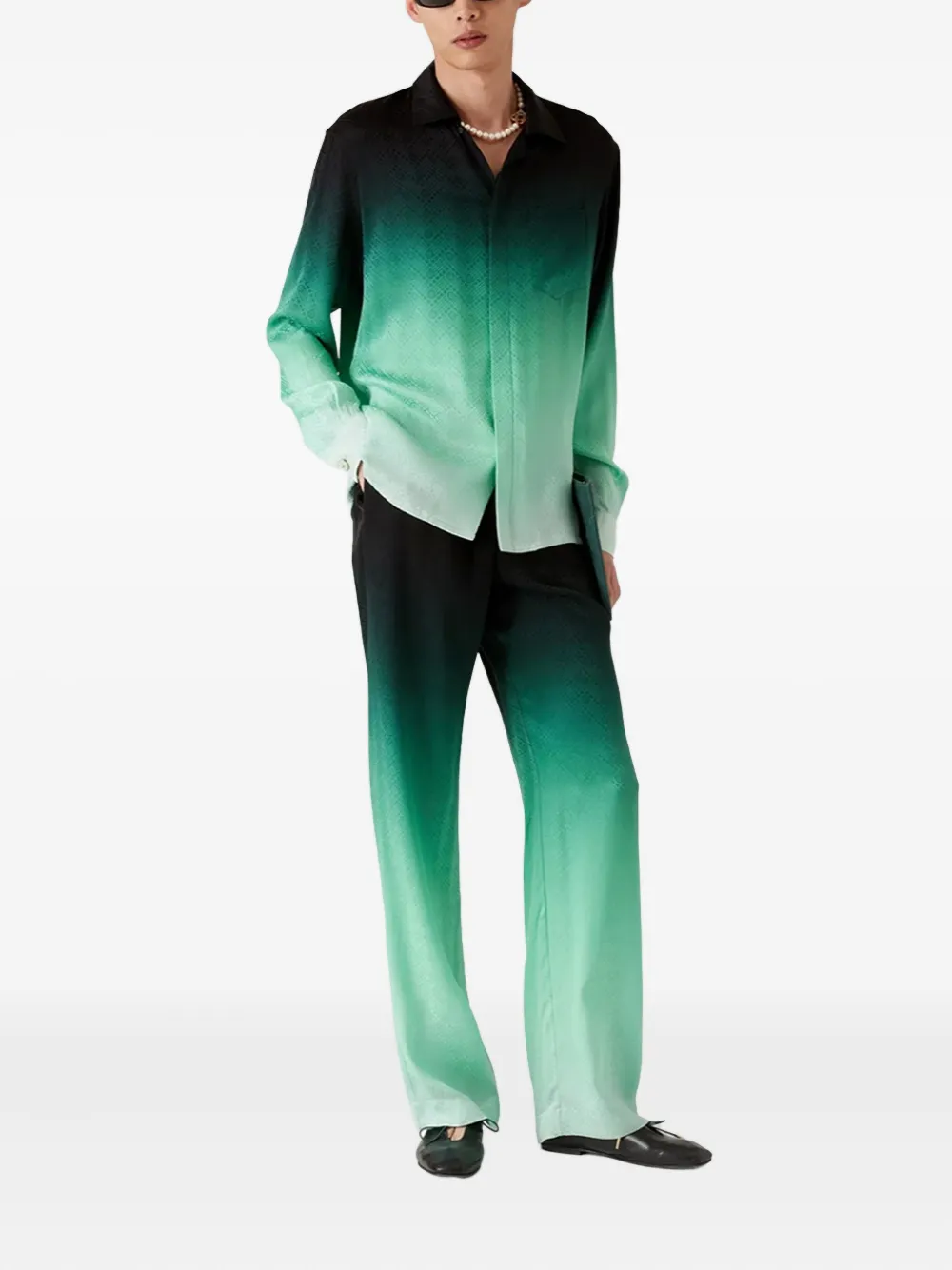 Casablanca ombré-effect shirt | Women | Image 2