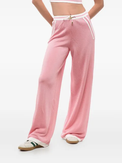 Balmain side-stripe elastic-waistband trousers