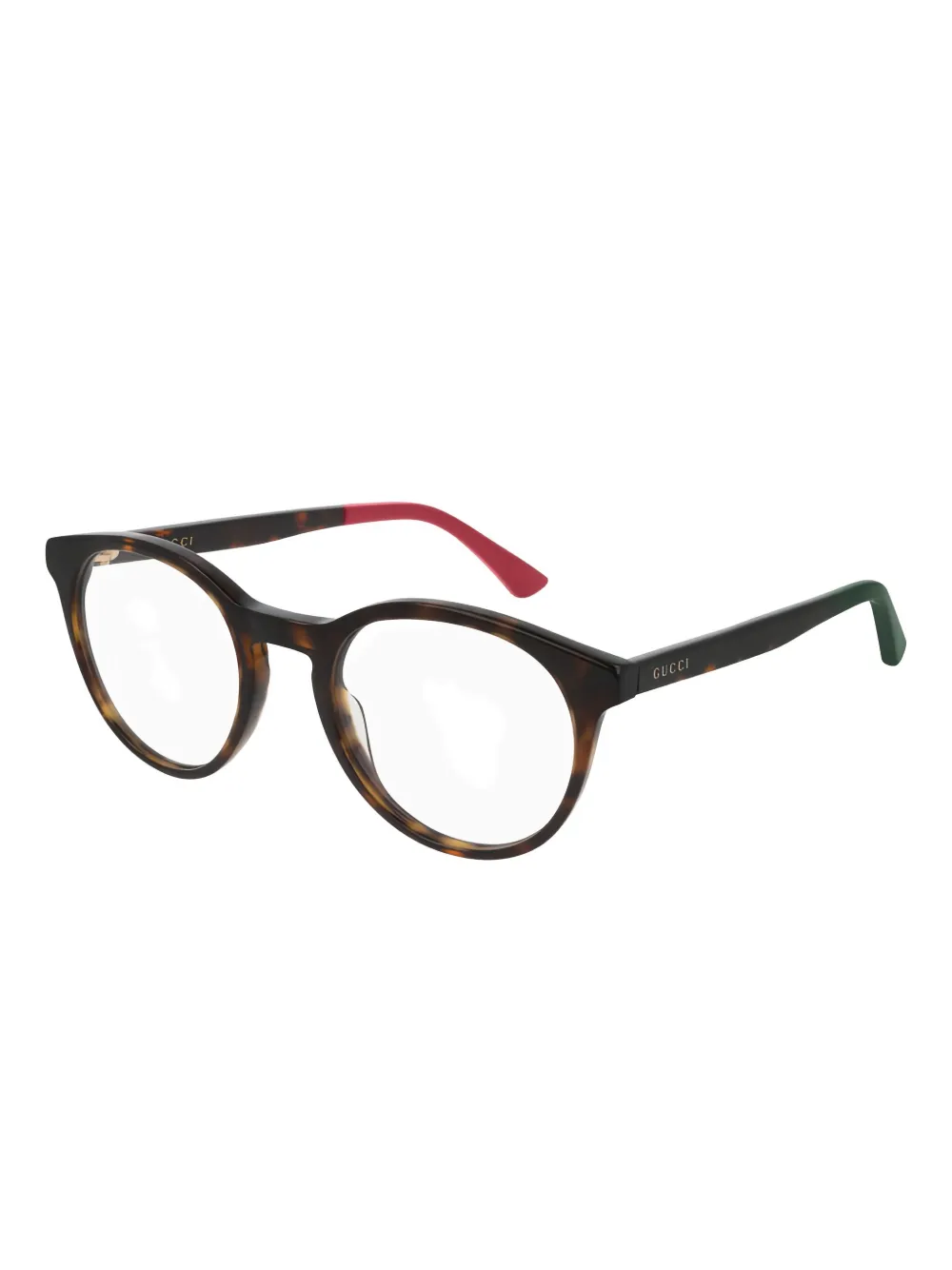 Gucci Bril met rond montuur Bruin