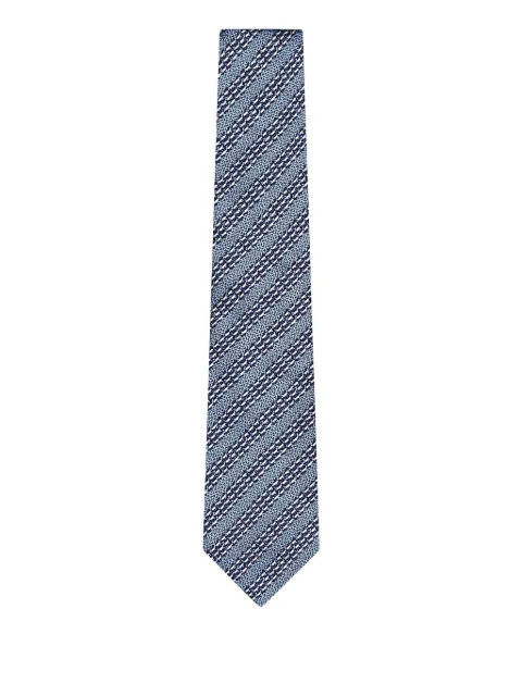 Zegna corbata con motivo