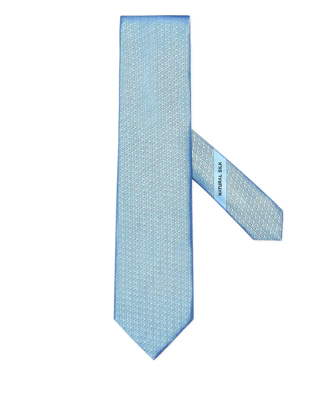 Zegna patterned tie | 蓝色 | Image 1