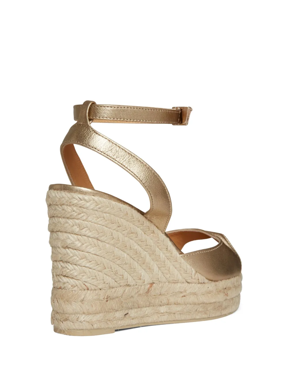 Castañer 110mm Blair ankle-strap wedge espadrilles Brown