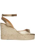 Castañer 110mm Blair ankle-strap wedge espadrilles - Brown