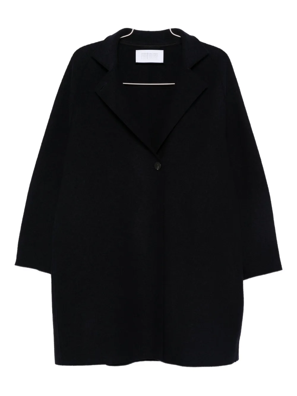 Harris Wharf London Wool Fabric Long Sleeves Coats With Notched Lapels In Blue