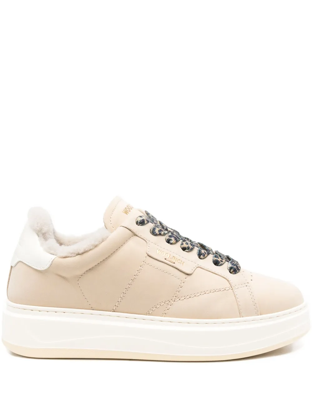 Woolrich shearling low-top sneakers - ニュートラル Woolrich shearling low-top sneakers - ニュートラル
