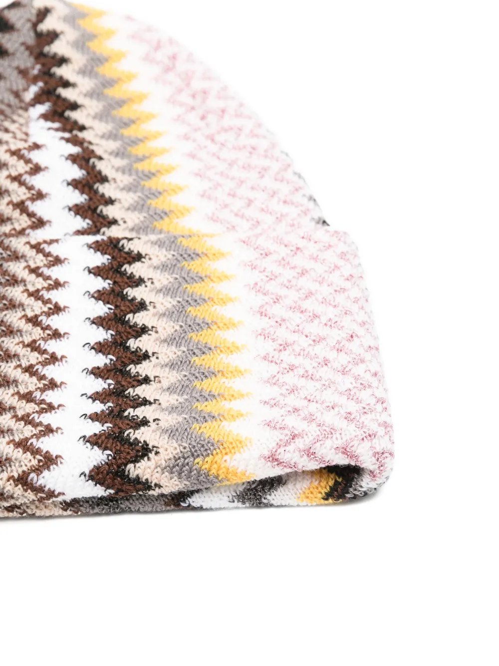 Missoni Zigzag Knitted Beanie In Multi