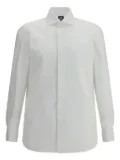 Finamore 1925 Napoli pleated tuxedo shirt - White