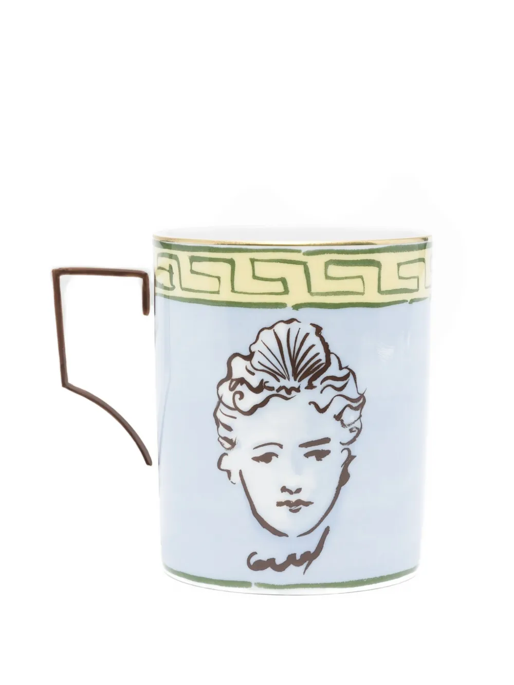 Ginori 1735 Il Viaggio Di Nettuno Luna Porcelain Mug In Blue
