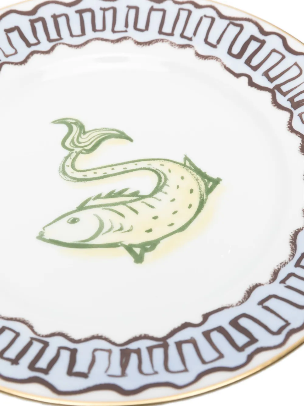 Ginori 1735 I Viaggio Di Nettuno Fish-motif Plate In Multi