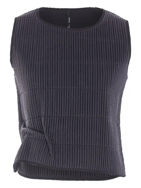 Maria Calderara pleated sleeveless top
