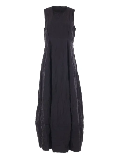 Maria Calderara sleeveless crinkled-effect midi dress