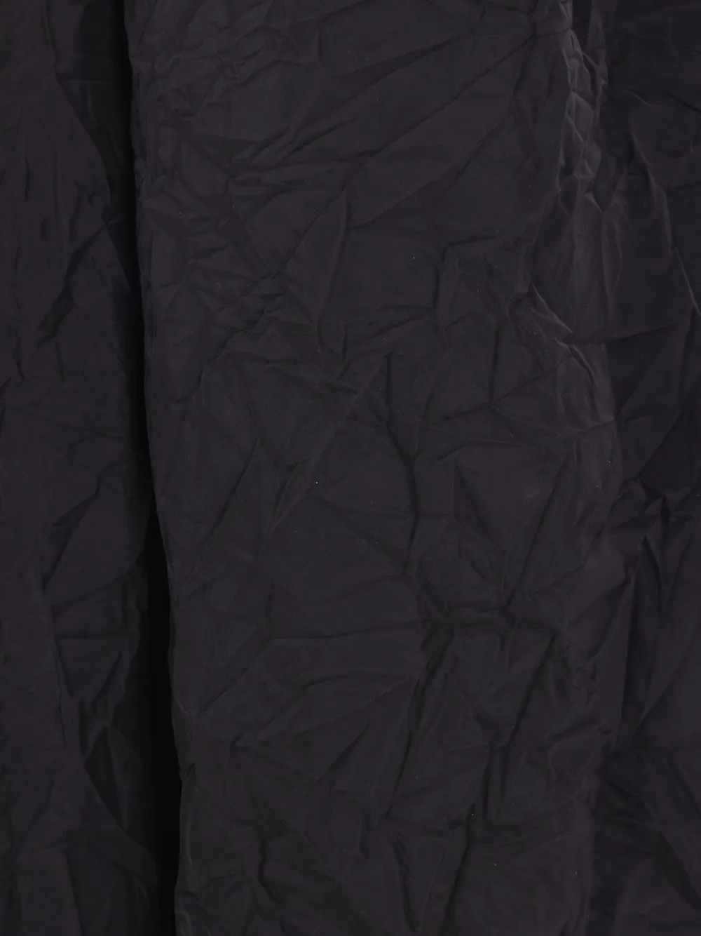 Maria Calderara Mouwloze midi-jurk met gekreukt effect Zwart