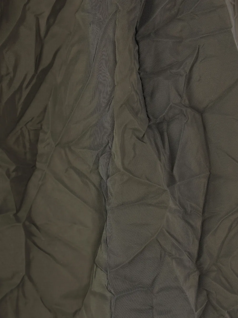 Maria Calderara Broek met elastische tailleband en gekreukte textuur Grijs
