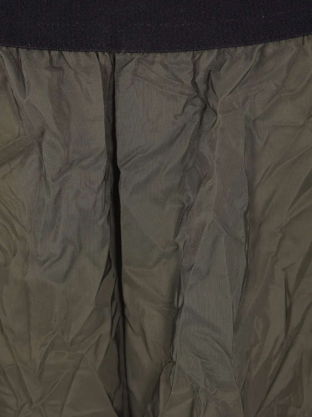 Maria Calderara Broek met elastische tailleband en gekreukte textuur Grijs