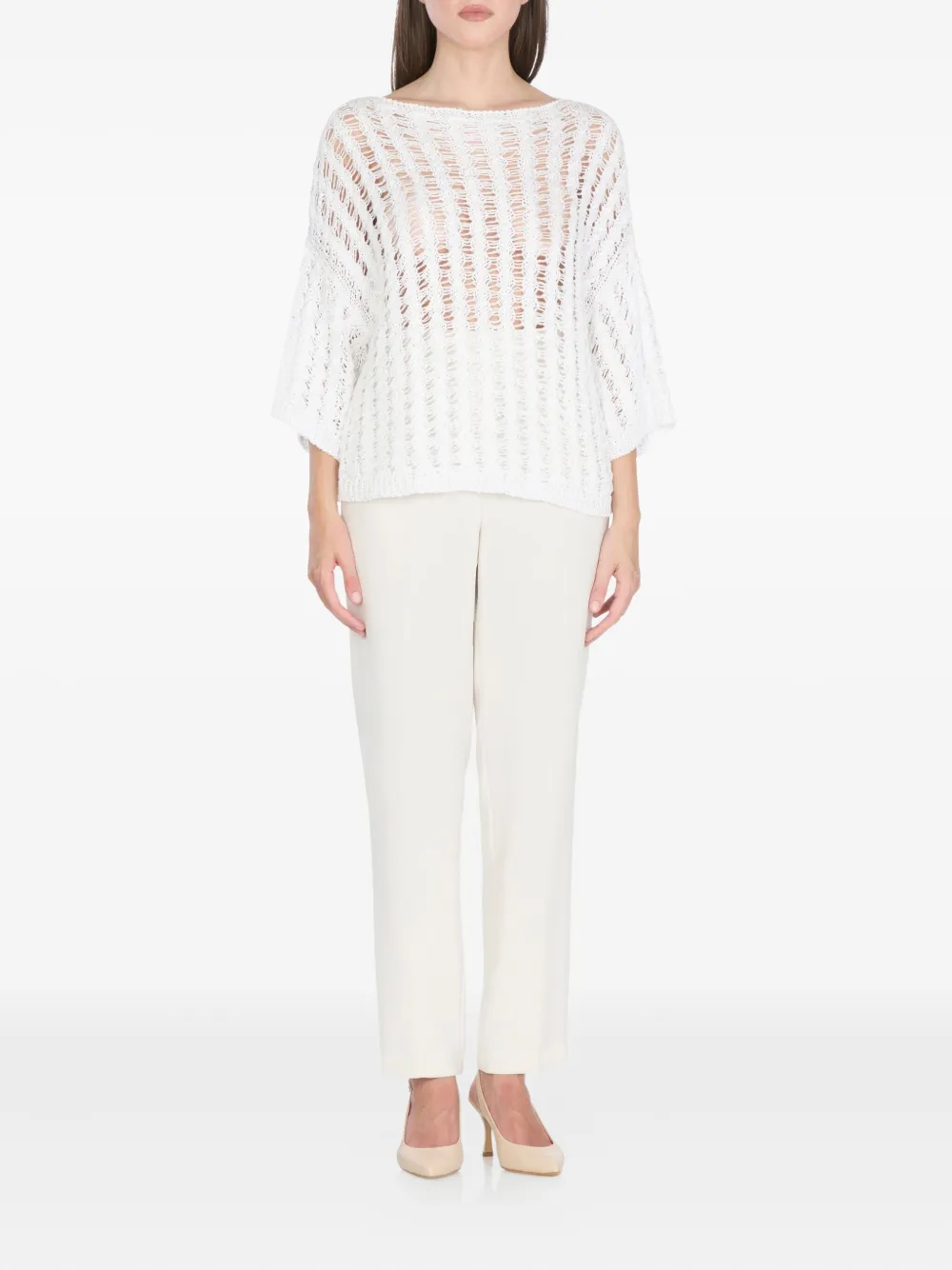 Antonelli sequin-embellished sweater Wit