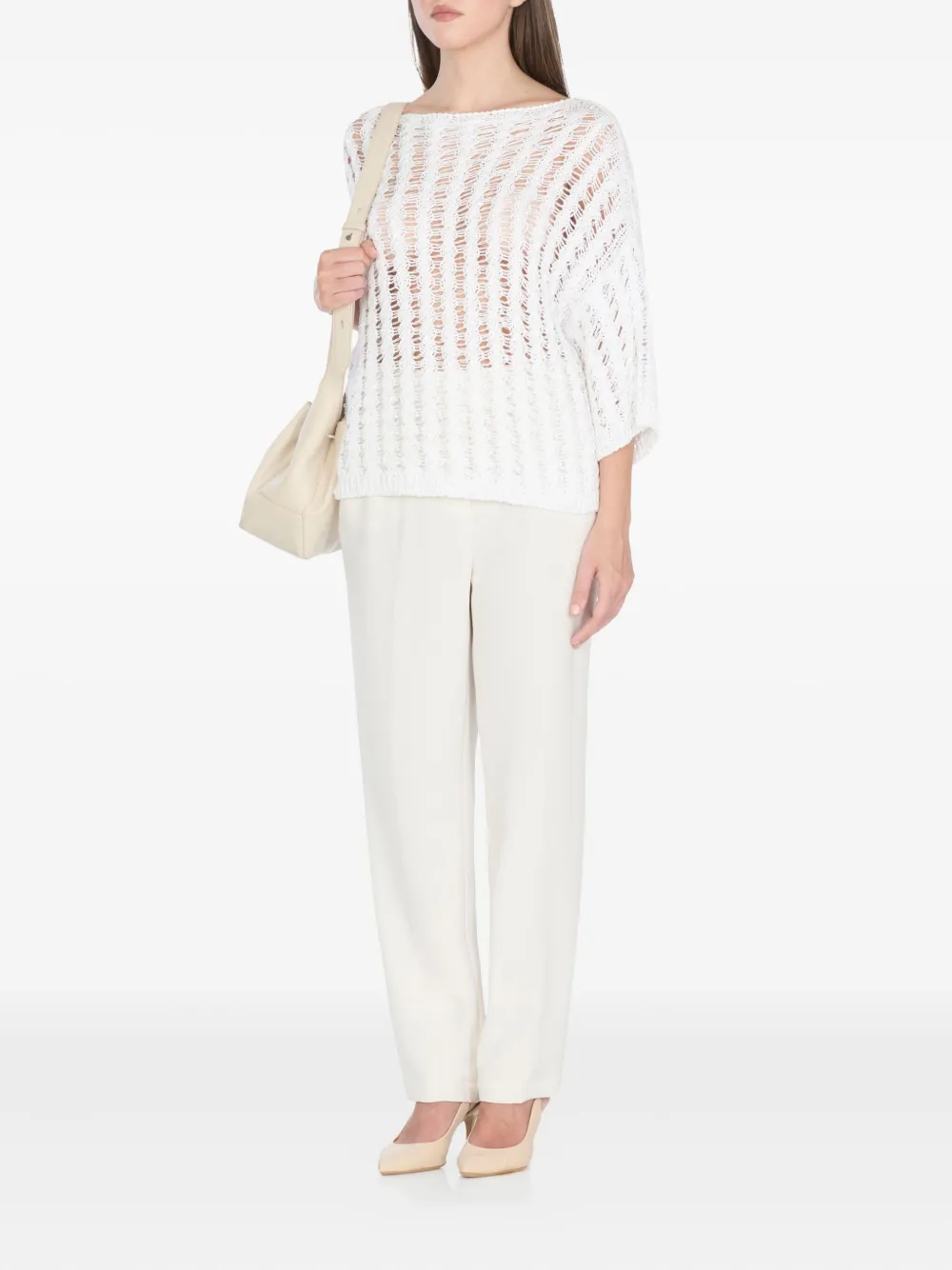 Antonelli sequin-embellished sweater Wit
