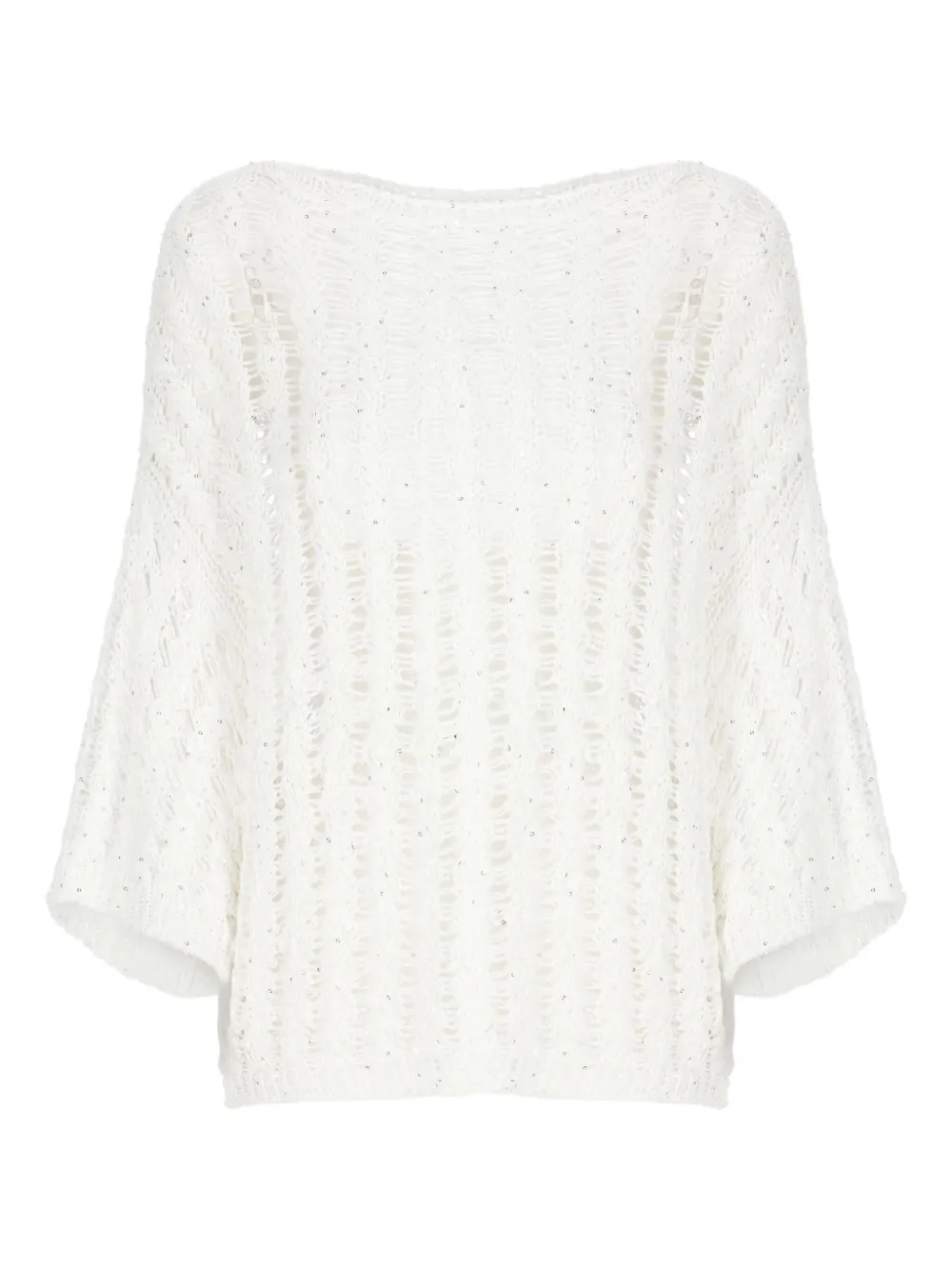 Antonelli sequin-embellished sweater Wit