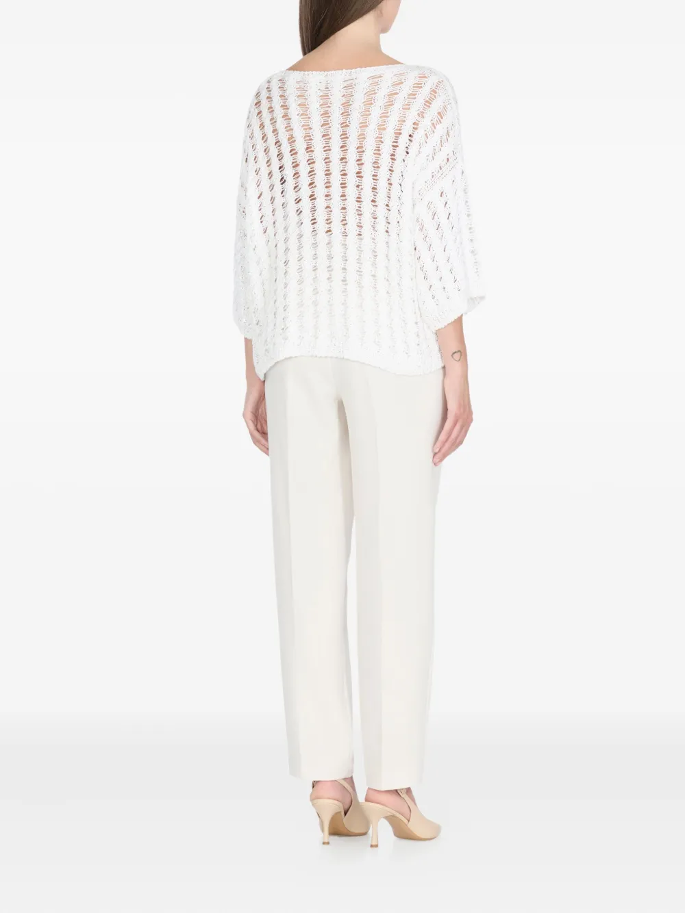 Antonelli sequin-embellished sweater Wit