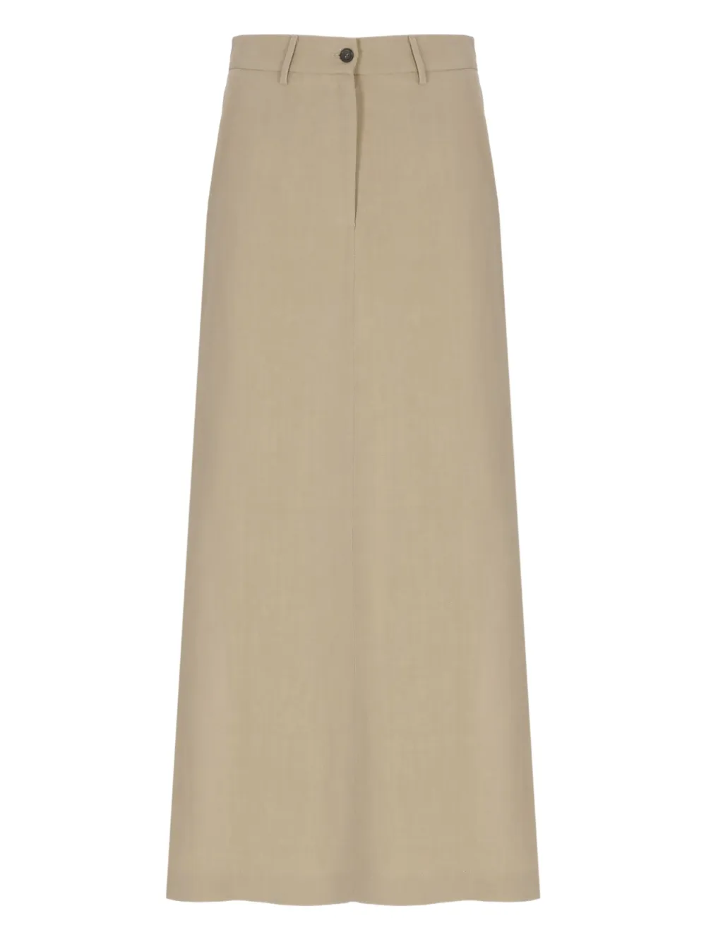 slit-pocket maxi skirt