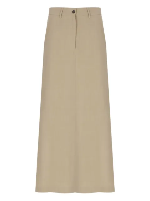 Antonelli slit-pocket maxi skirt