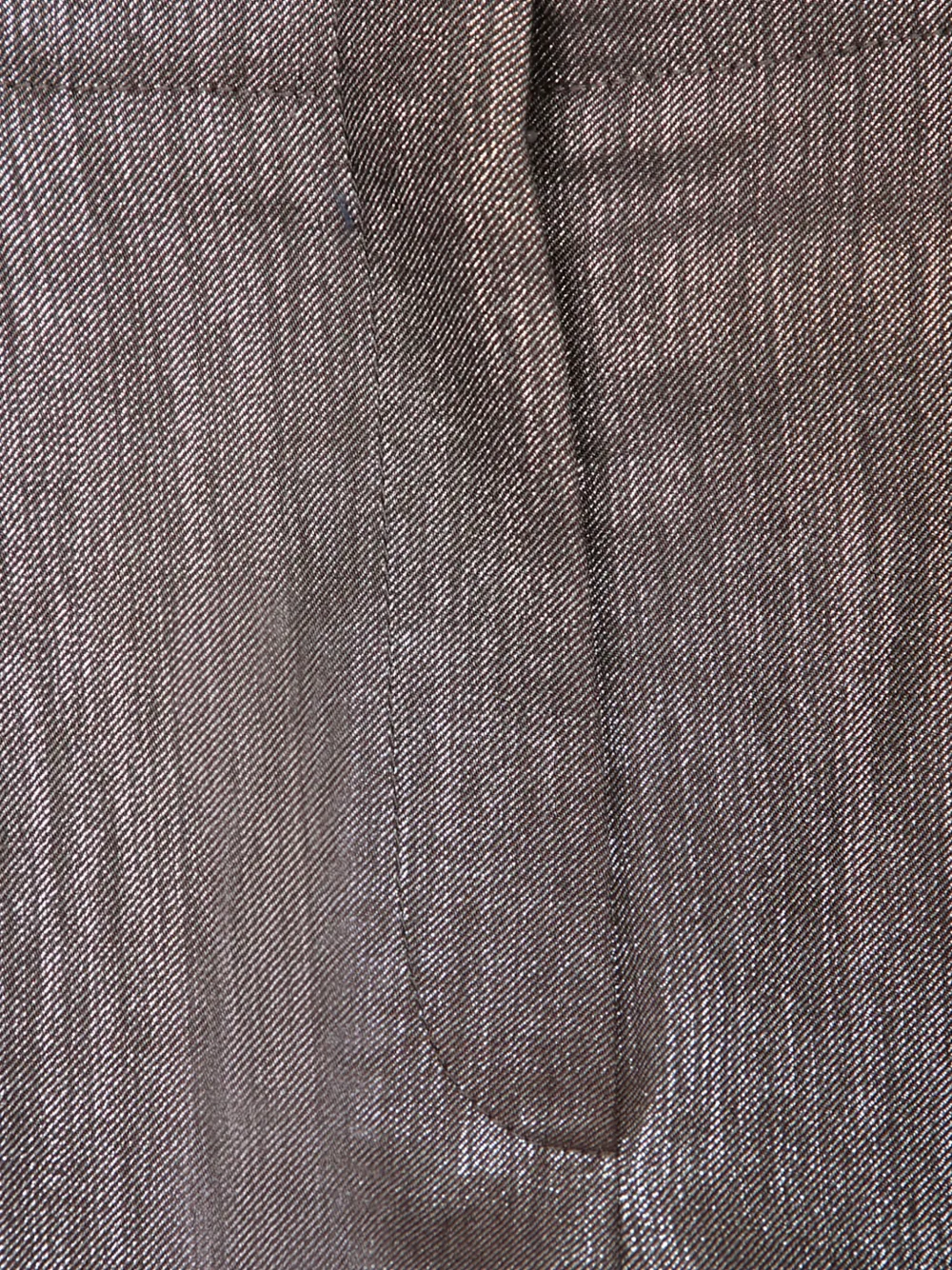 Brunello Cucinelli Broek met lurex detail Bruin