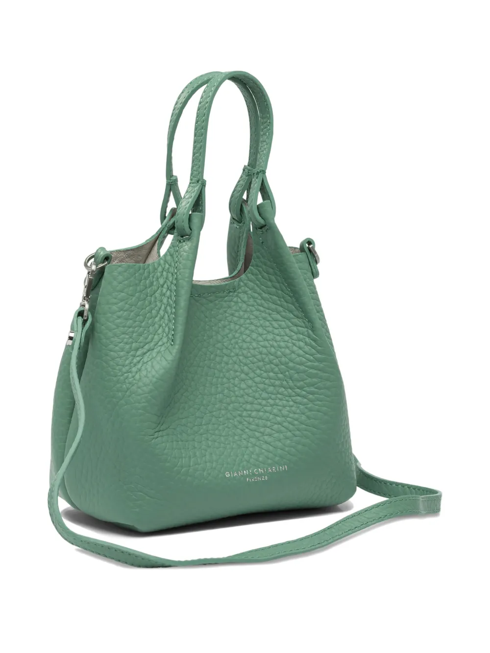 GIANNI CHIARINI detachable leather tote bag - Groen