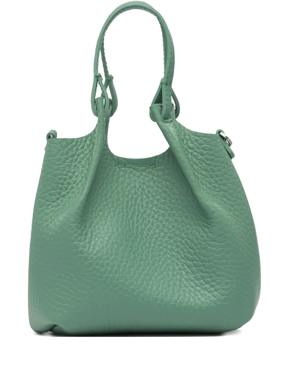 detachable leather tote bag