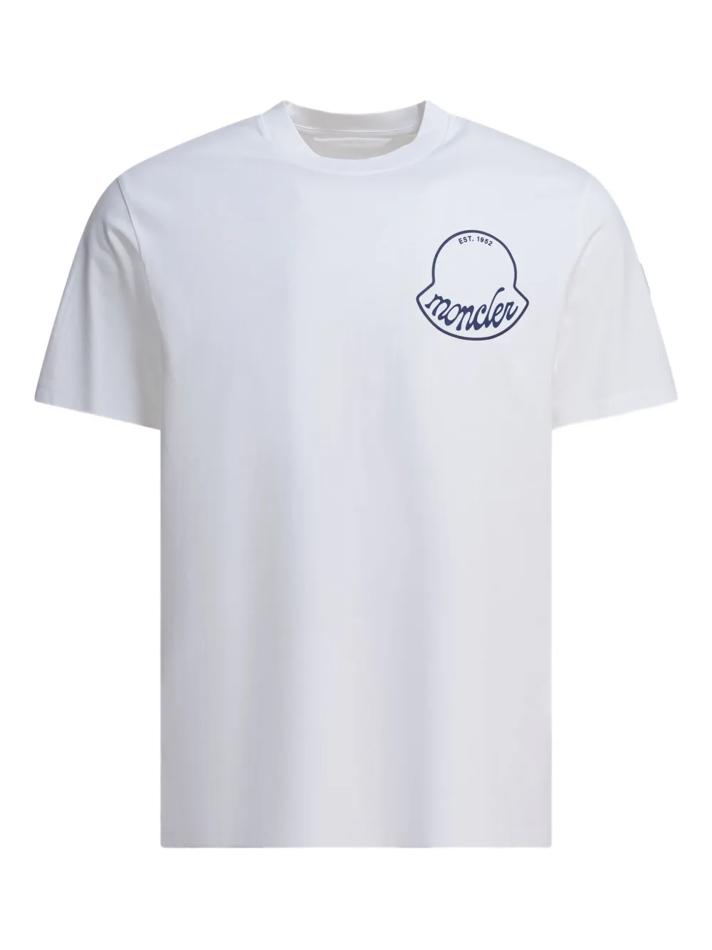 Moncler logo cotton T-shirt Wit