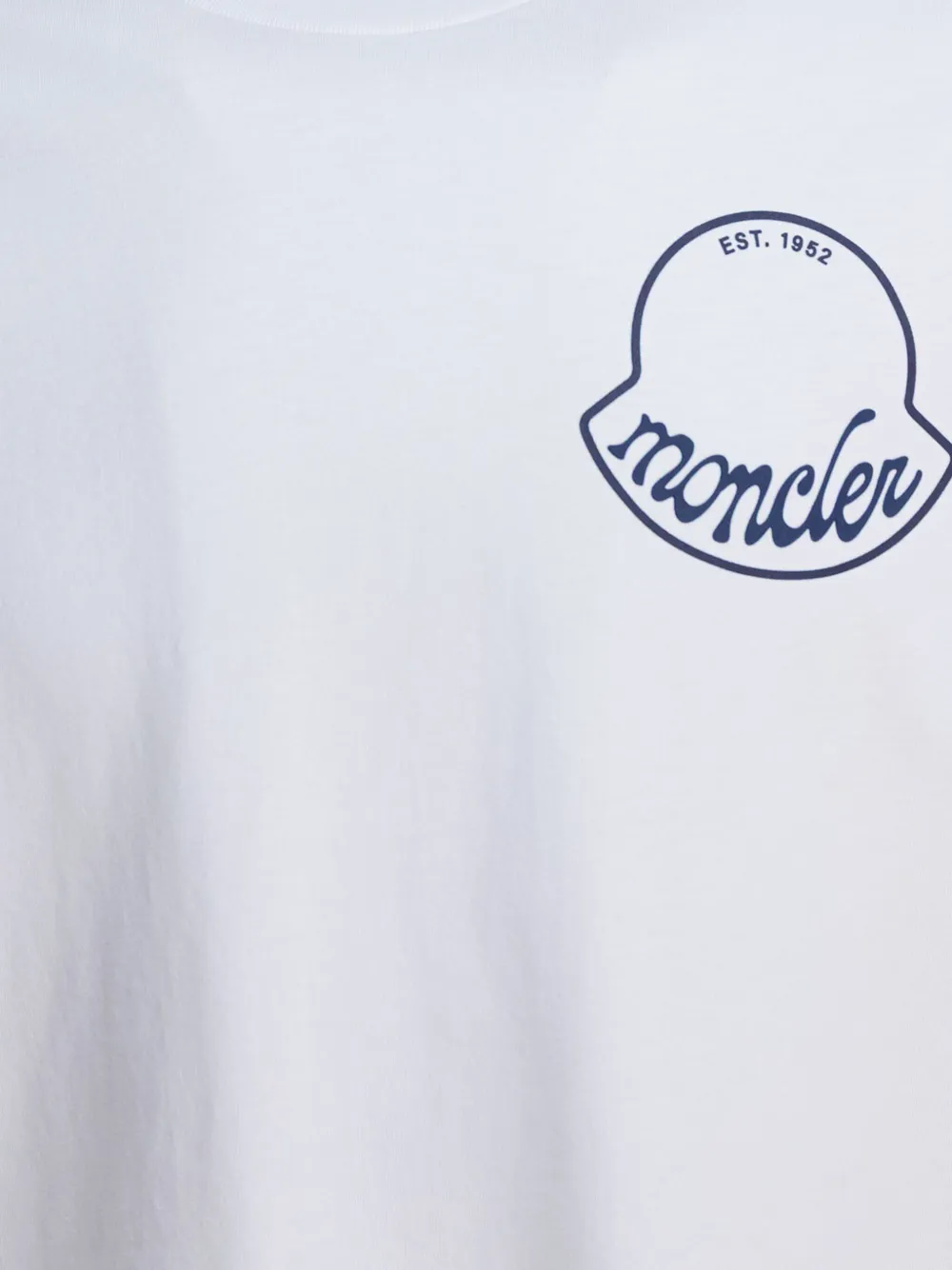 Moncler logo cotton T-shirt Wit