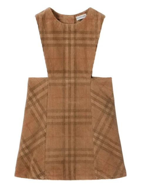 Burberry Kids corduroy sleeveless dress