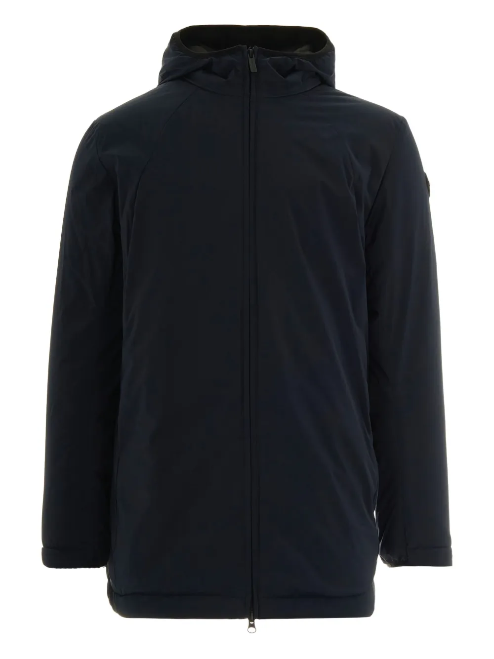 Colmar logo-patch hooded jacket Blauw