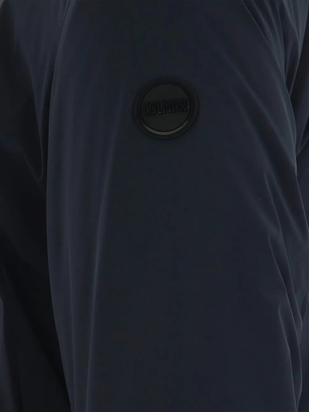 Colmar logo-patch hooded jacket Blauw